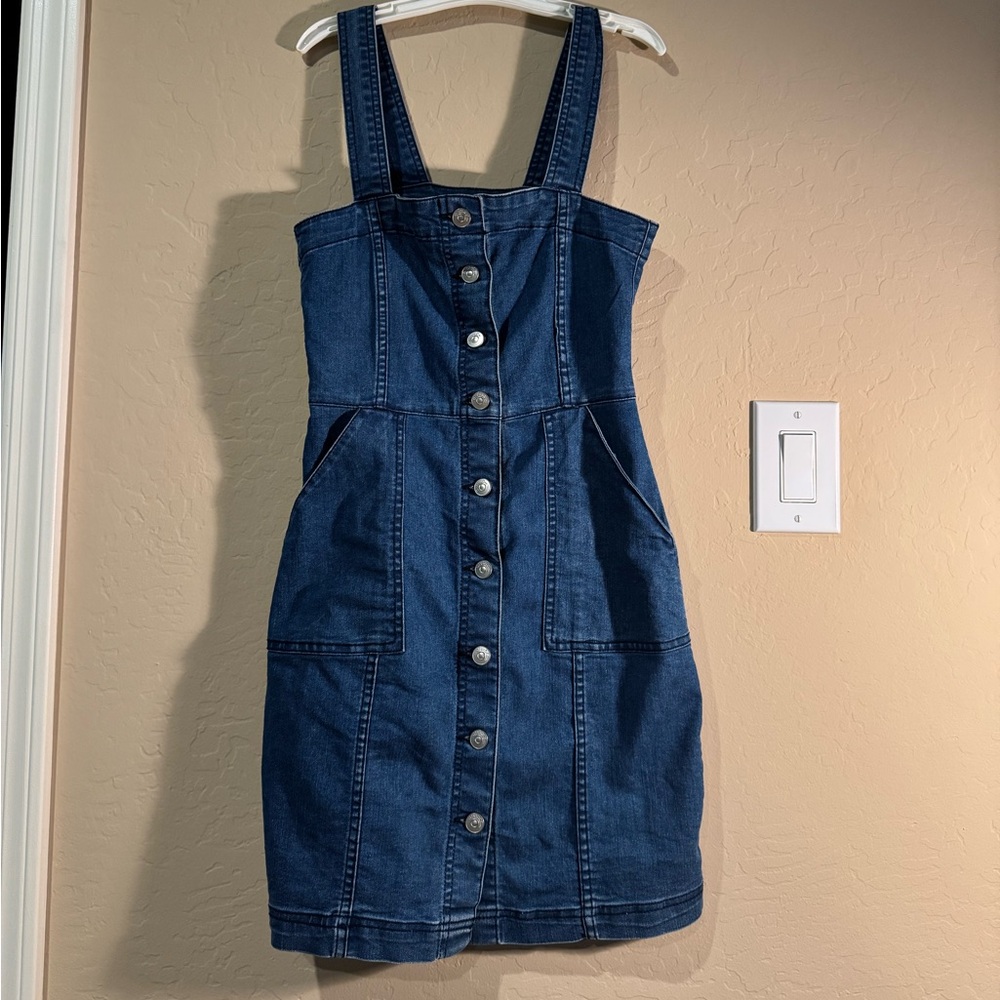 Button up denim dress H&M 4